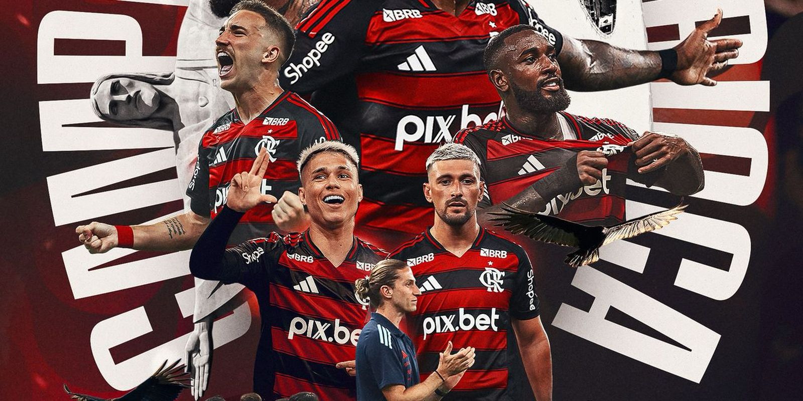 Flamengo é bicampeão carioca após empate sem gols com Fluminense