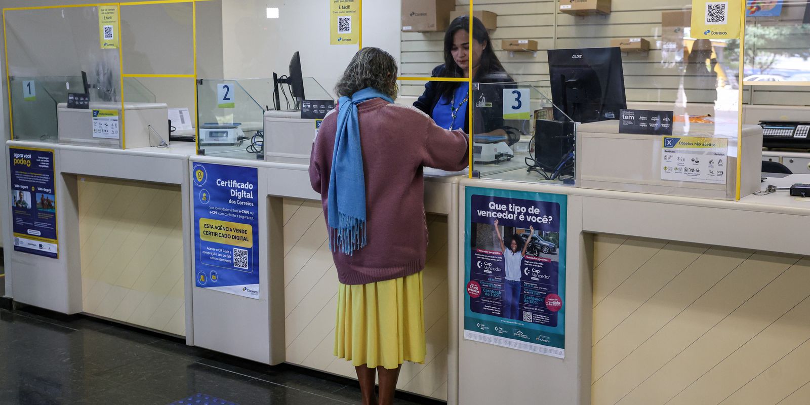 Mais de 60 mil vítimas de fraude no INSS foram atendidas nos Correios